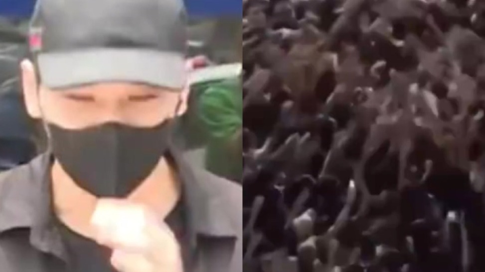 台湾网红当街撒钱,上千人疯抢致推挤,警方介入调查_凤凰网视频_凤凰网
