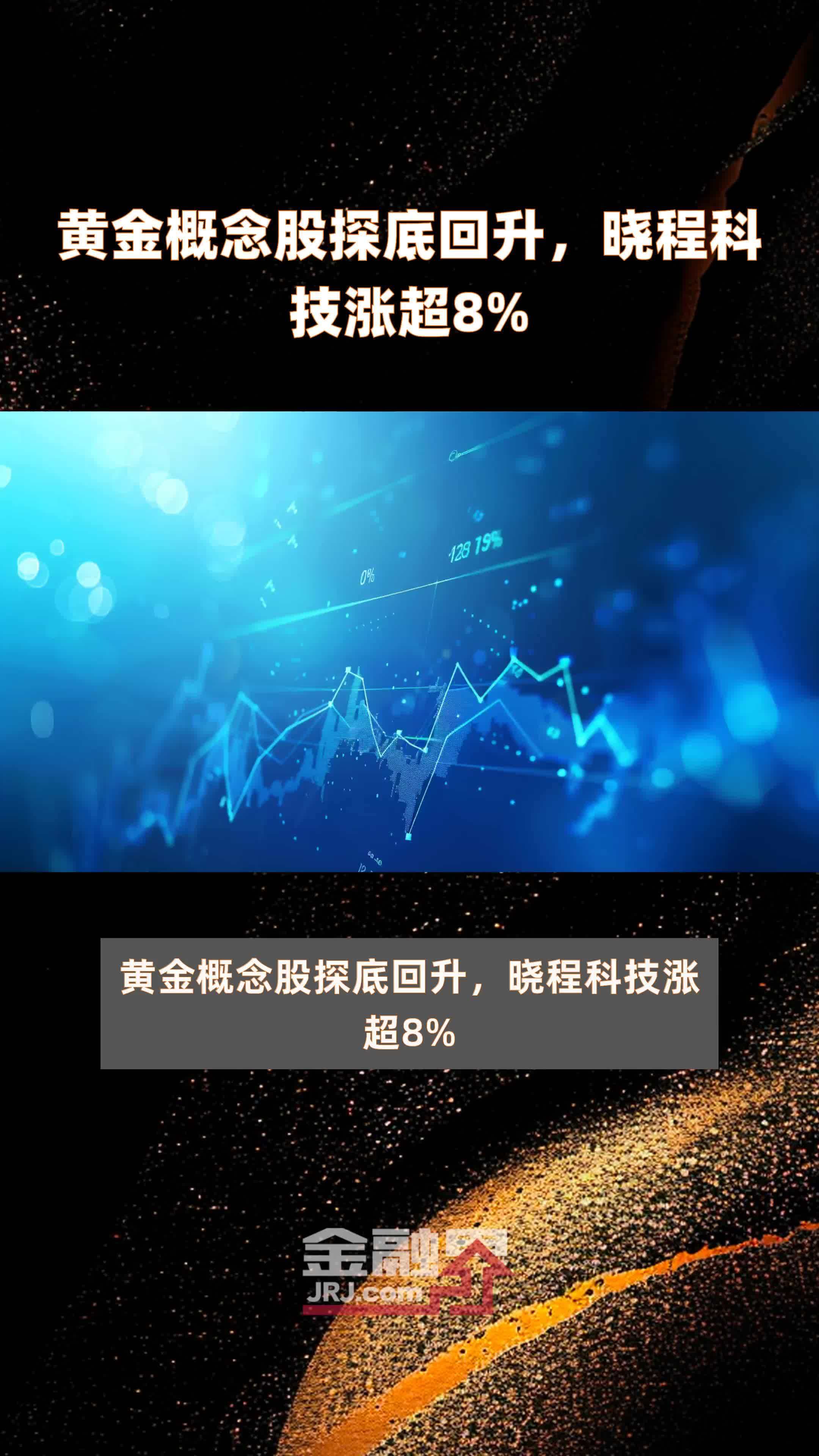 黄金概念股探底回升，晓程科技涨超8% |快报