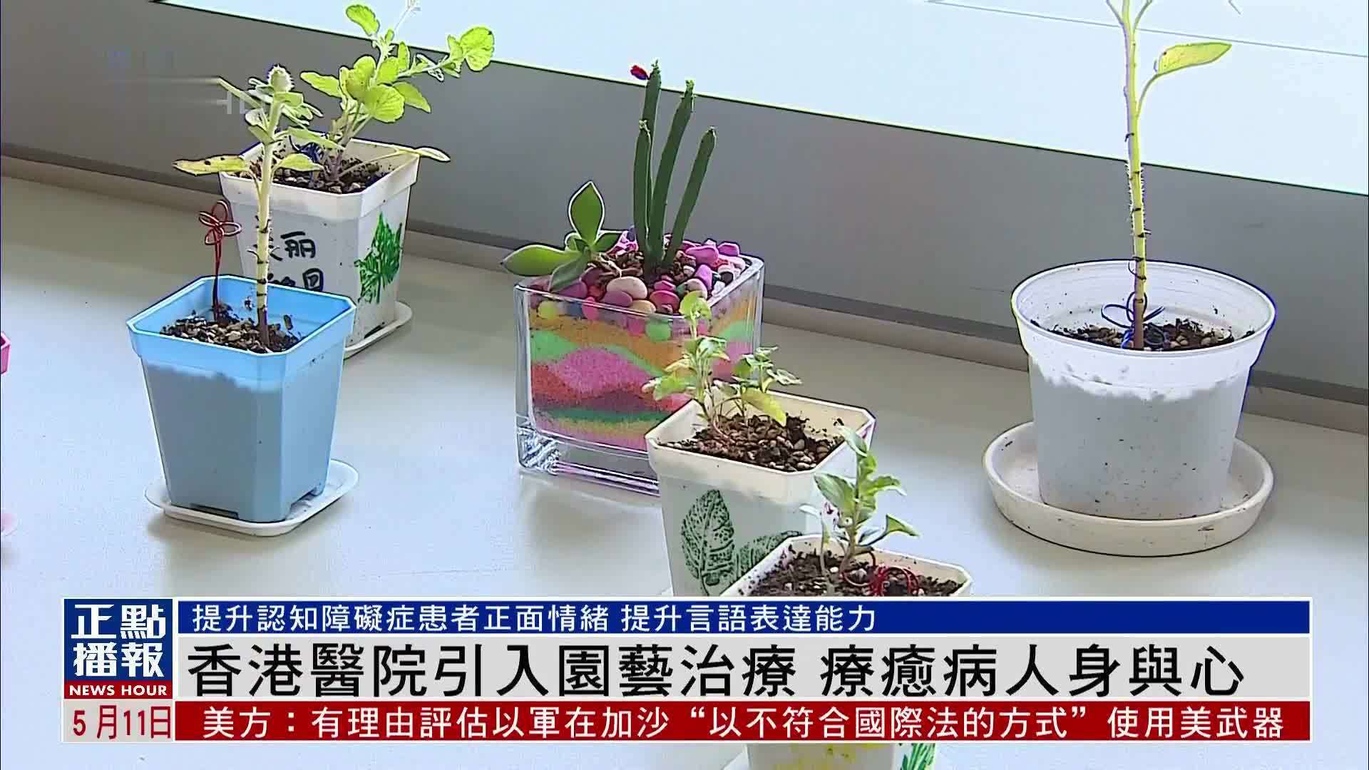 香港医院引入园艺治疗 疗愈病人身与心