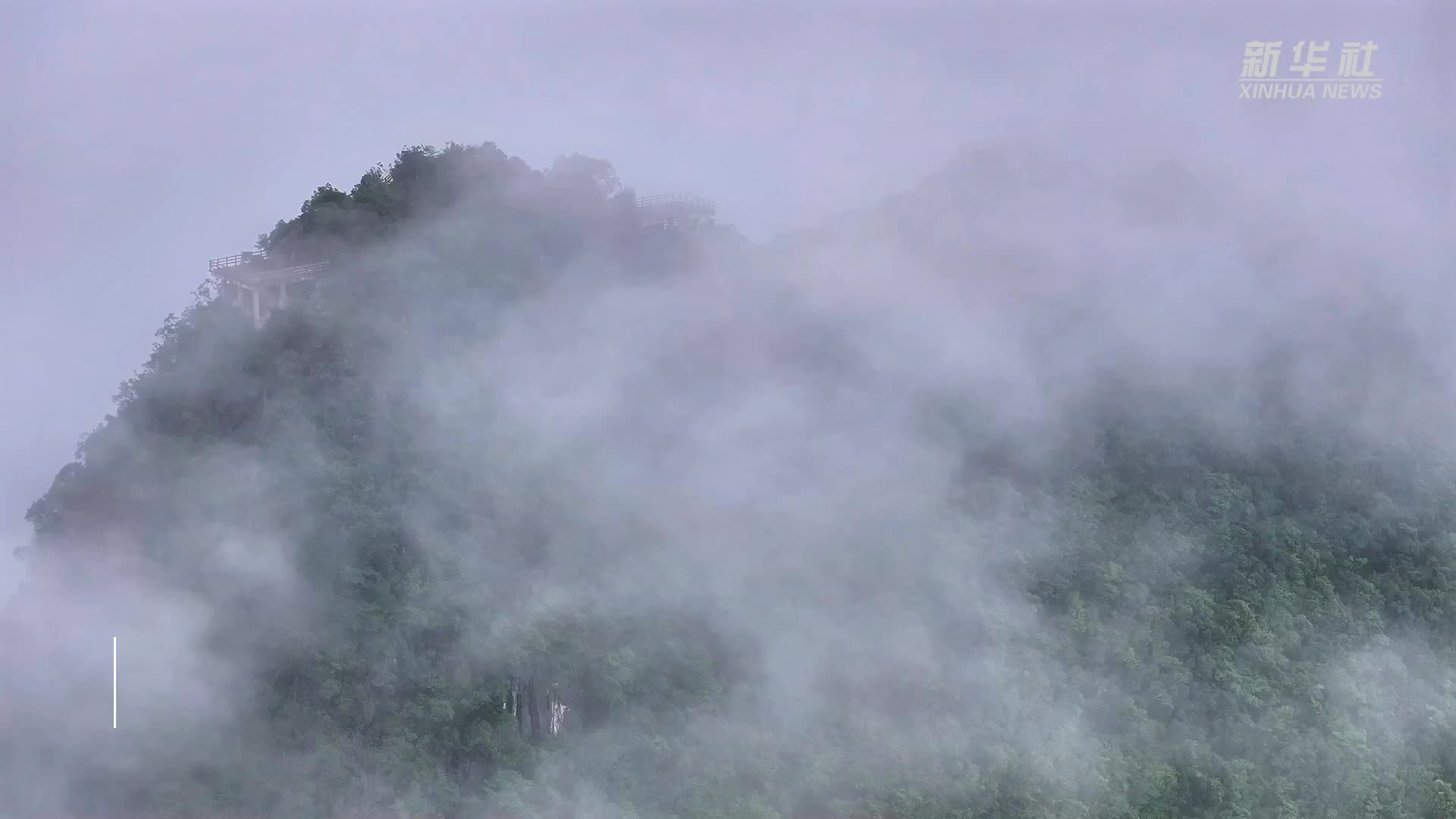 湖南宁远：九嶷山云海壮美如画