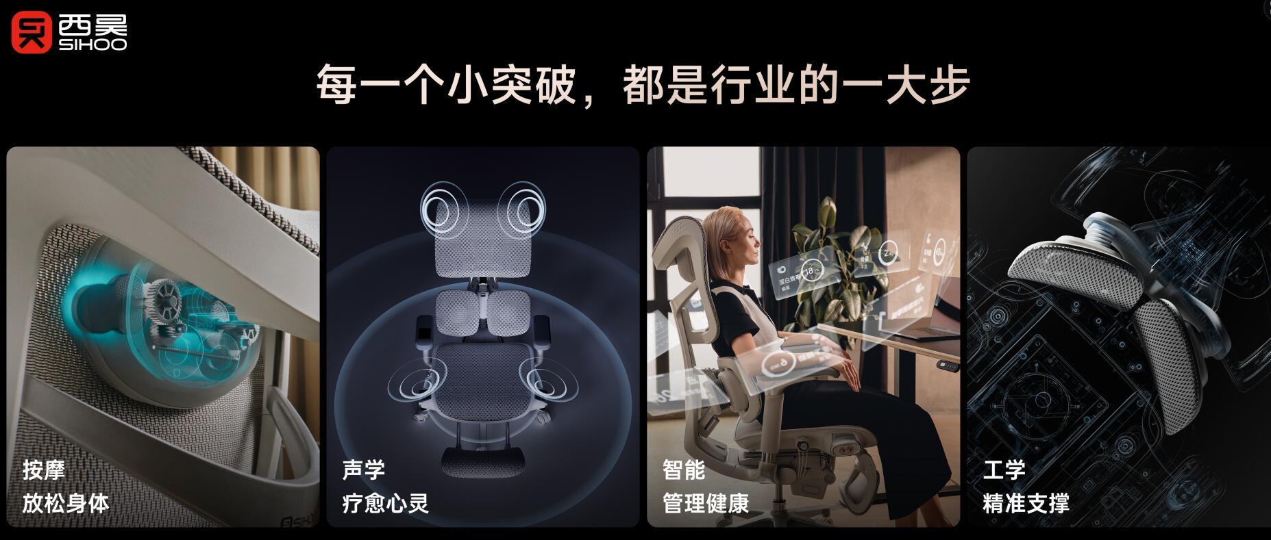 西昊首款智能人体工学椅重磅发布，将持续推动行业技术革新