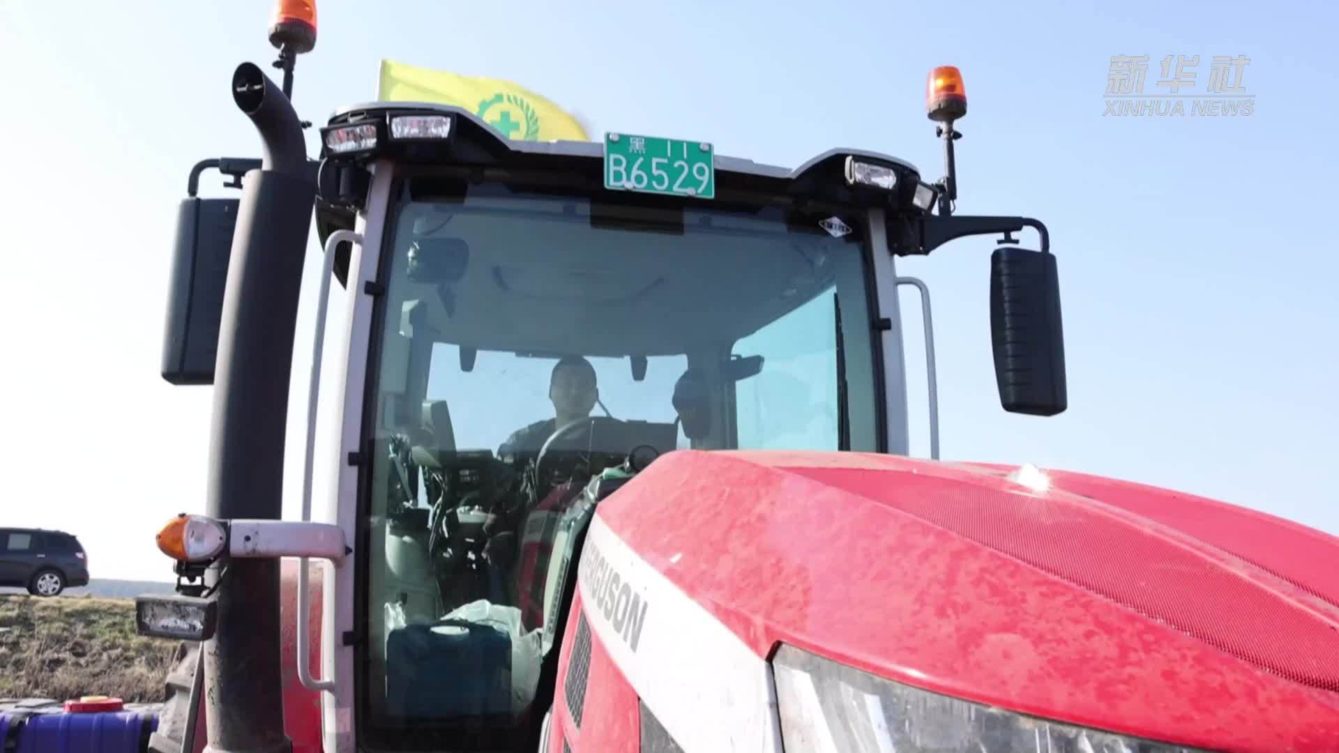 北大荒集团建设农场有限公司玉米播种“告捷”