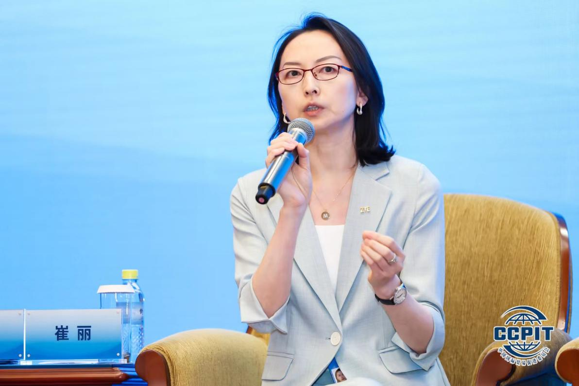 中兴通讯首席发展官崔丽参加论坛研讨