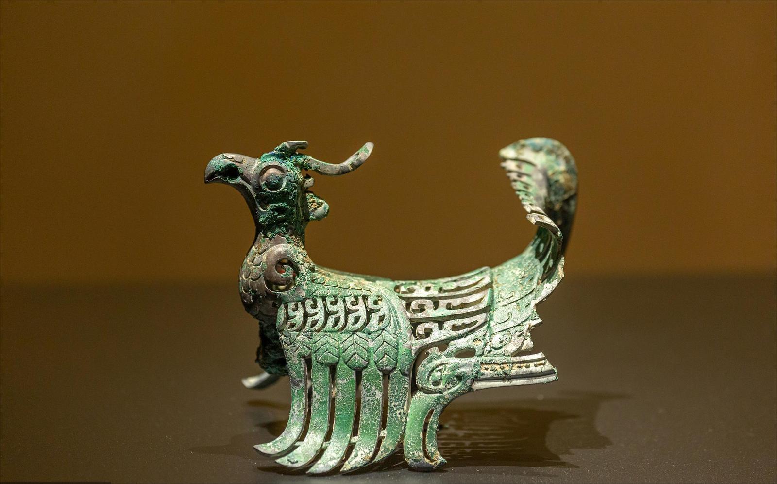 古蜀·青铜鸟形器
