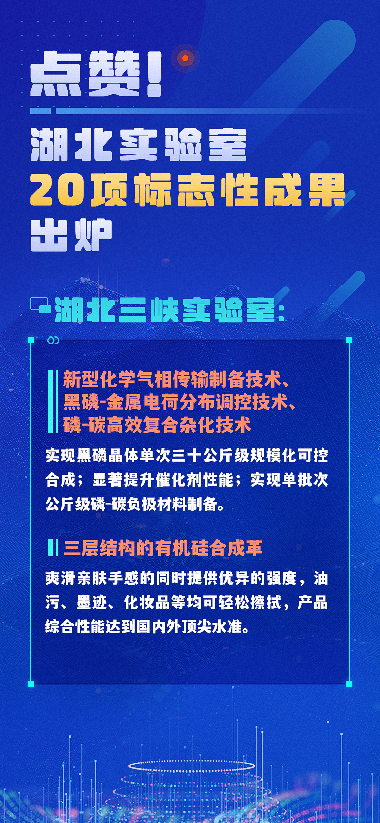 点赞！湖北实验室20项标志性成果出炉