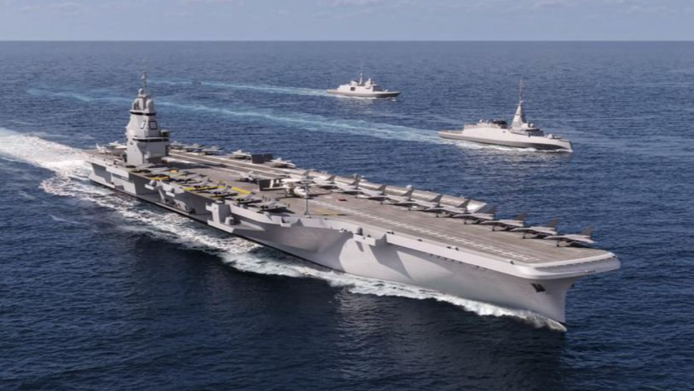 中国福建舰海试成功 印度将与法国合研核航母