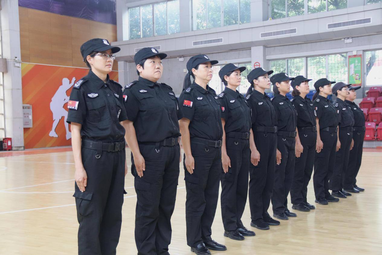 三水区乐平镇执法系统大练兵演练现场