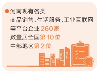 河南首个平台经济研究报告发布 260家平台企业 数量位居中部第二