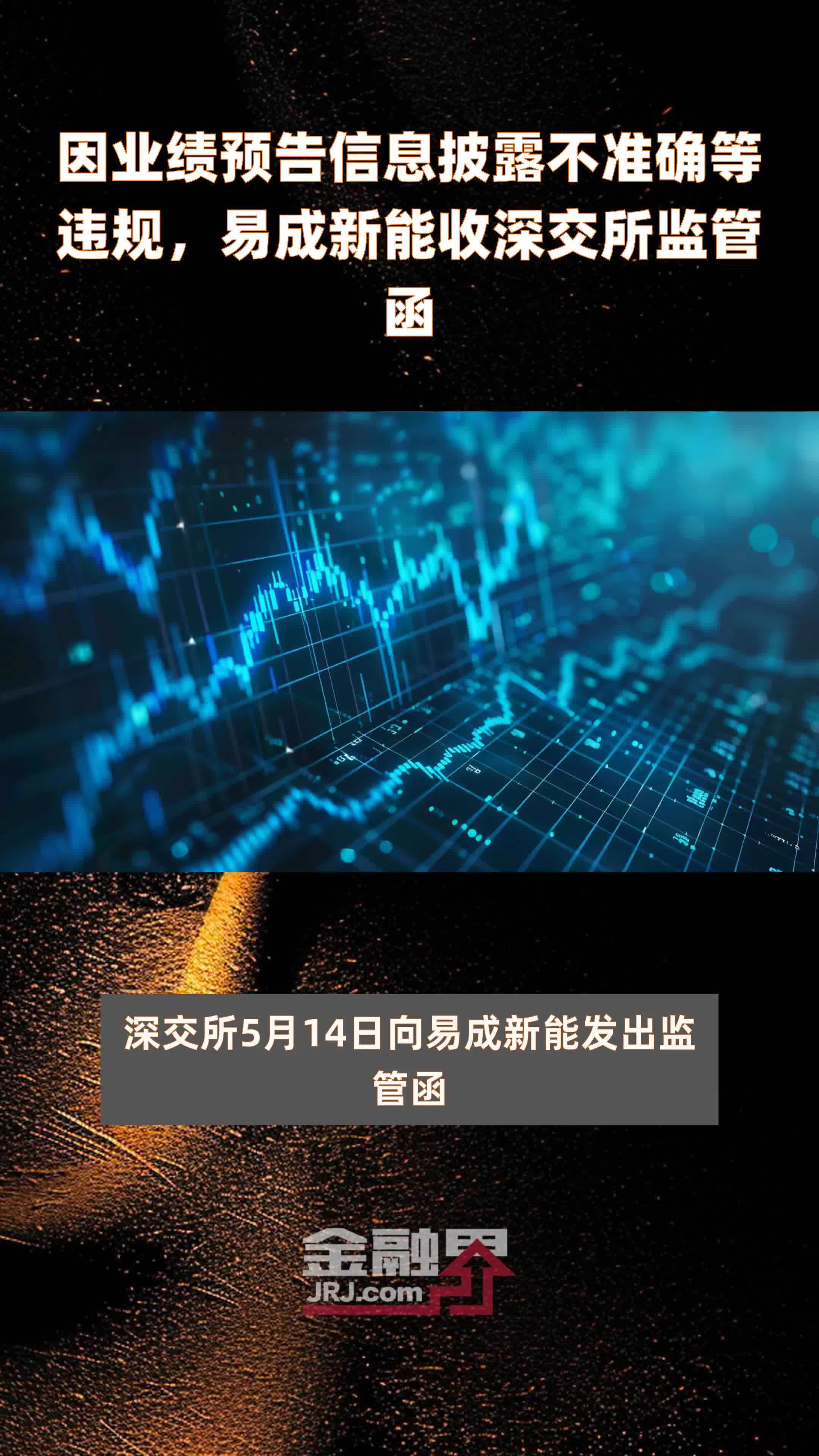 因业绩预告信息披露不准确等违规易成新能收深交所监管函快报