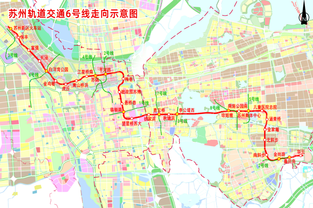 苏州地铁4号线线路图片