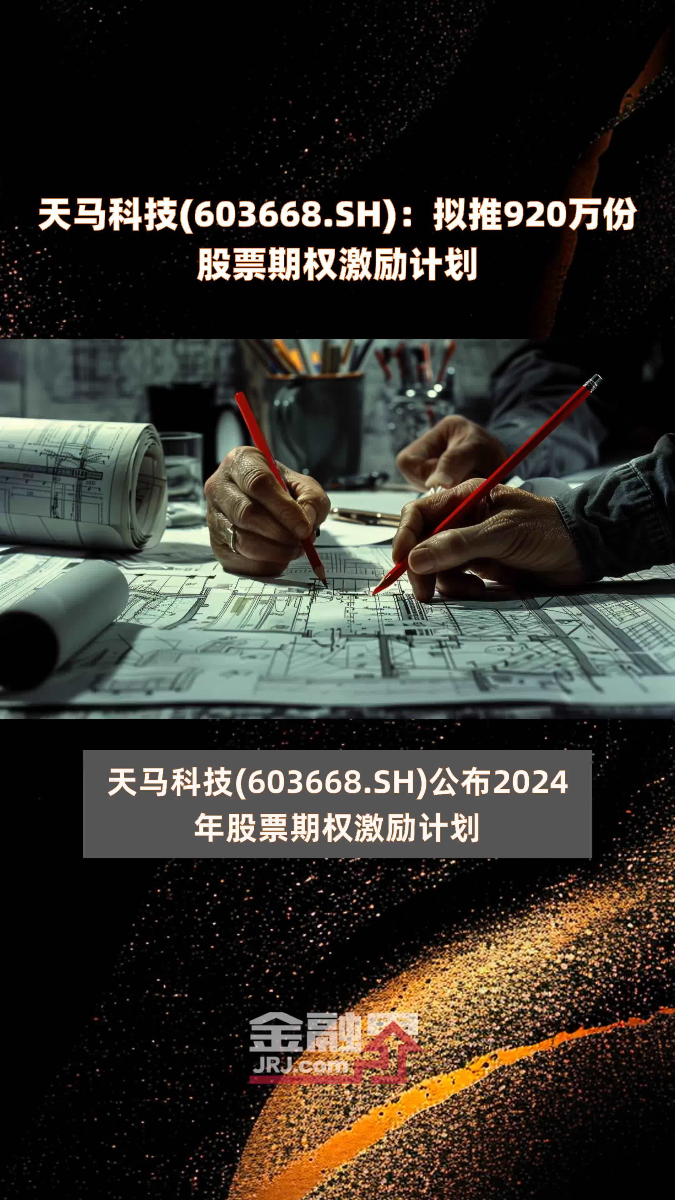 天马科技(603668.SH)：拟推920万份股票期权激励计划 |快报