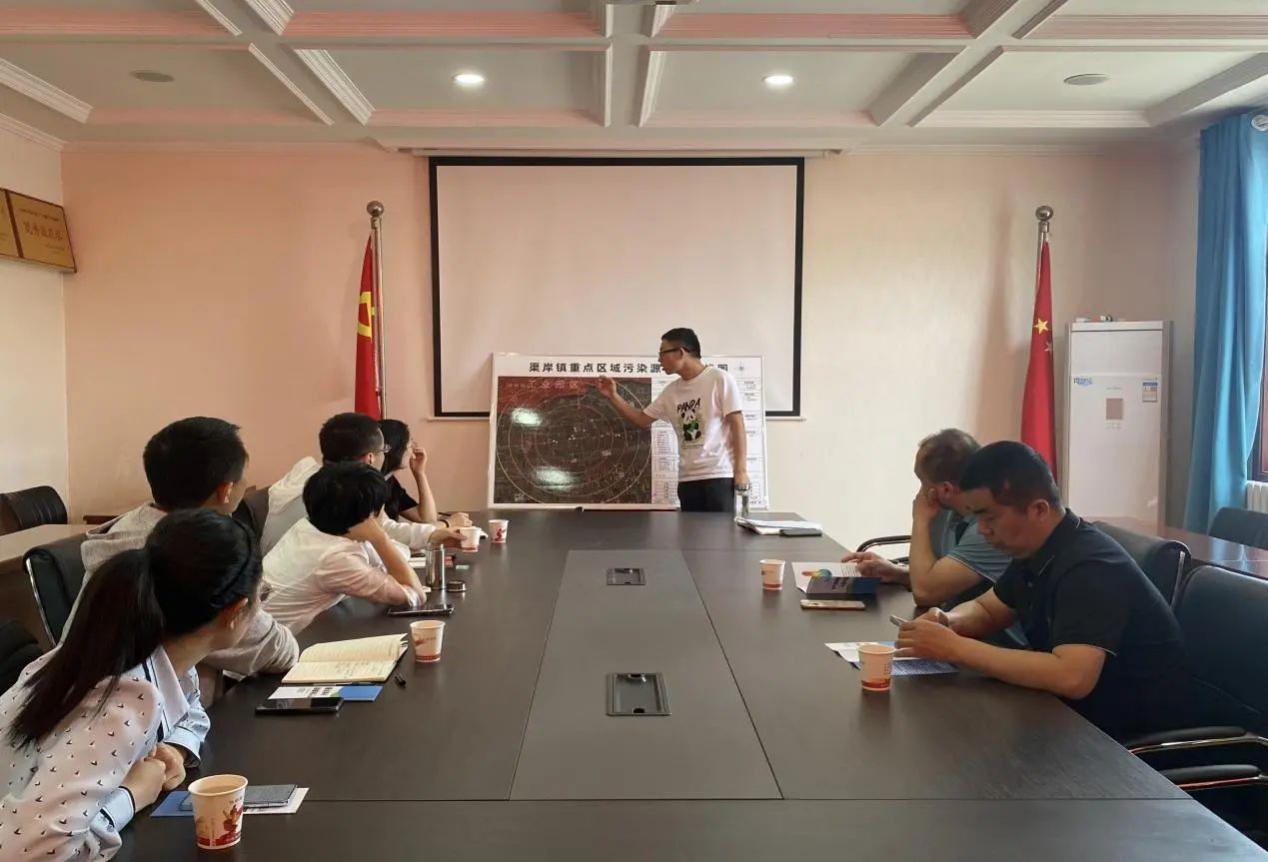 陕西省环保志愿者联合会一行到咸阳三泉县渠岸镇进行专题调研