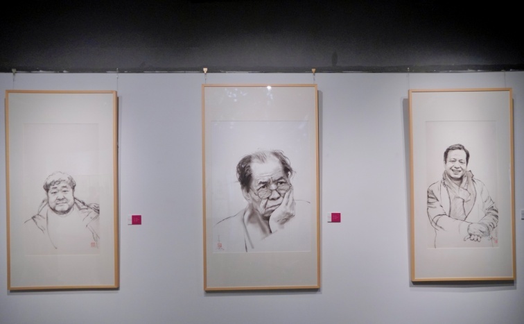 杜建奇人物素描作品