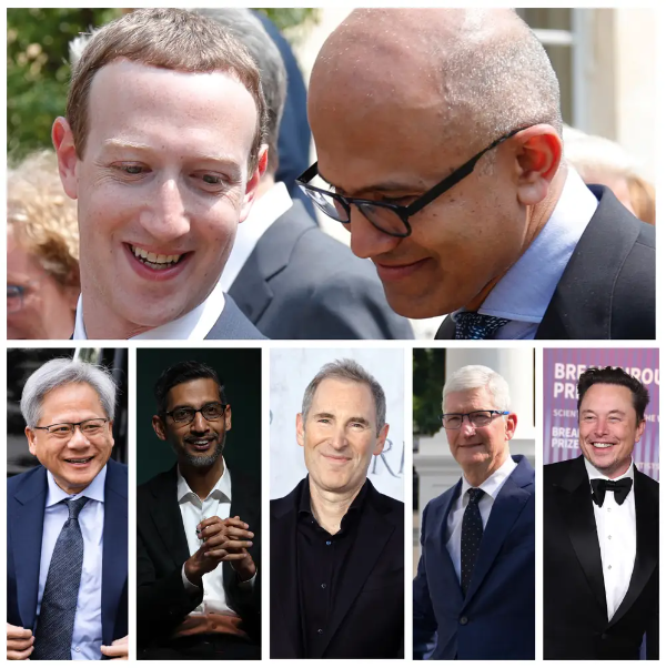 “IT七巨头”(微软、苹果、英伟达、Alphabet、亚马逊、Meta和特斯拉)的总价值近14 万亿美元。