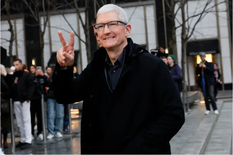 图1. Tim Cook。图片来源:Michael M Santiago /盖蒂图片社