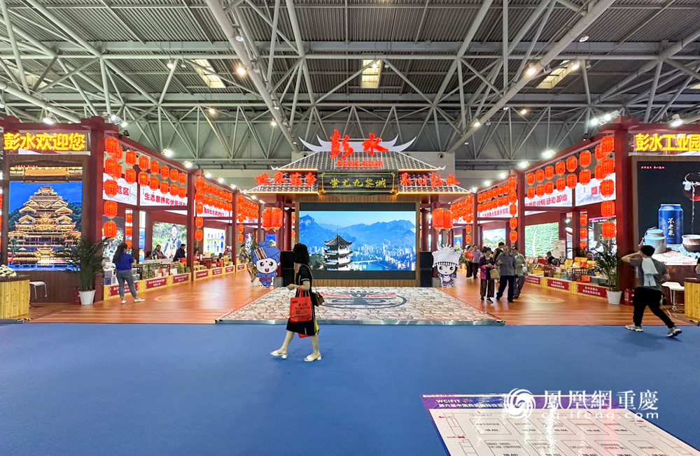 第六届中国西部国际贸易投资洽谈会， 重庆国际博览中心N8馆彭水展馆