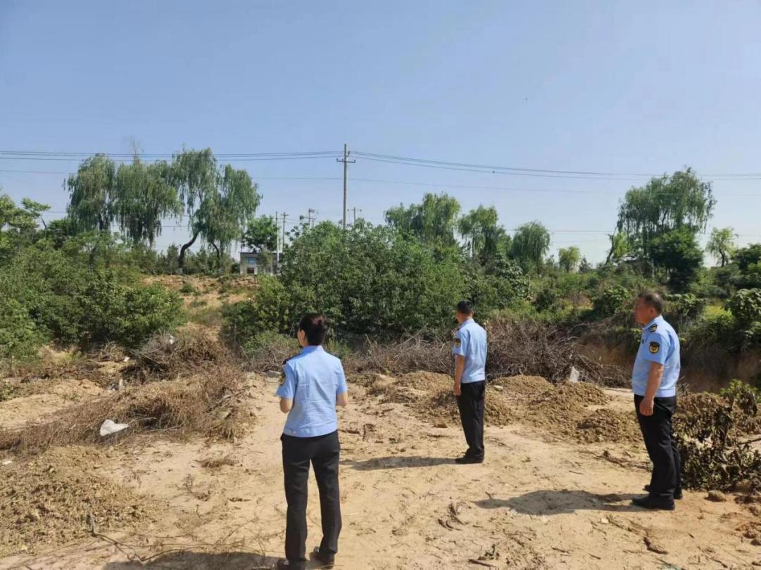 乾县生态环境保护综合执法大队扎实开展"清废"行动