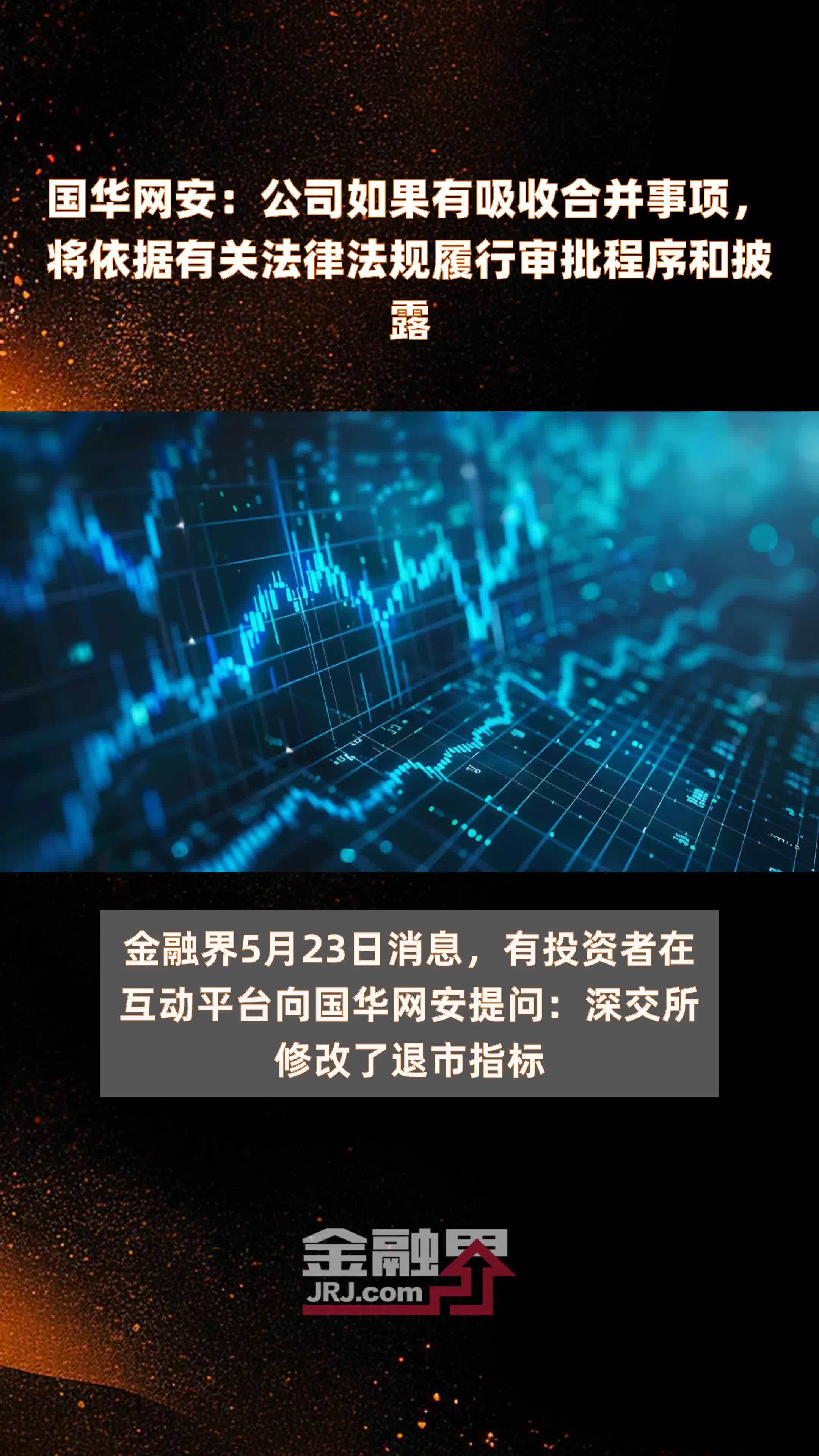 国华网安：公司如果有吸收合并事项，将依据有关法律法规履行审批程序和披露|快报