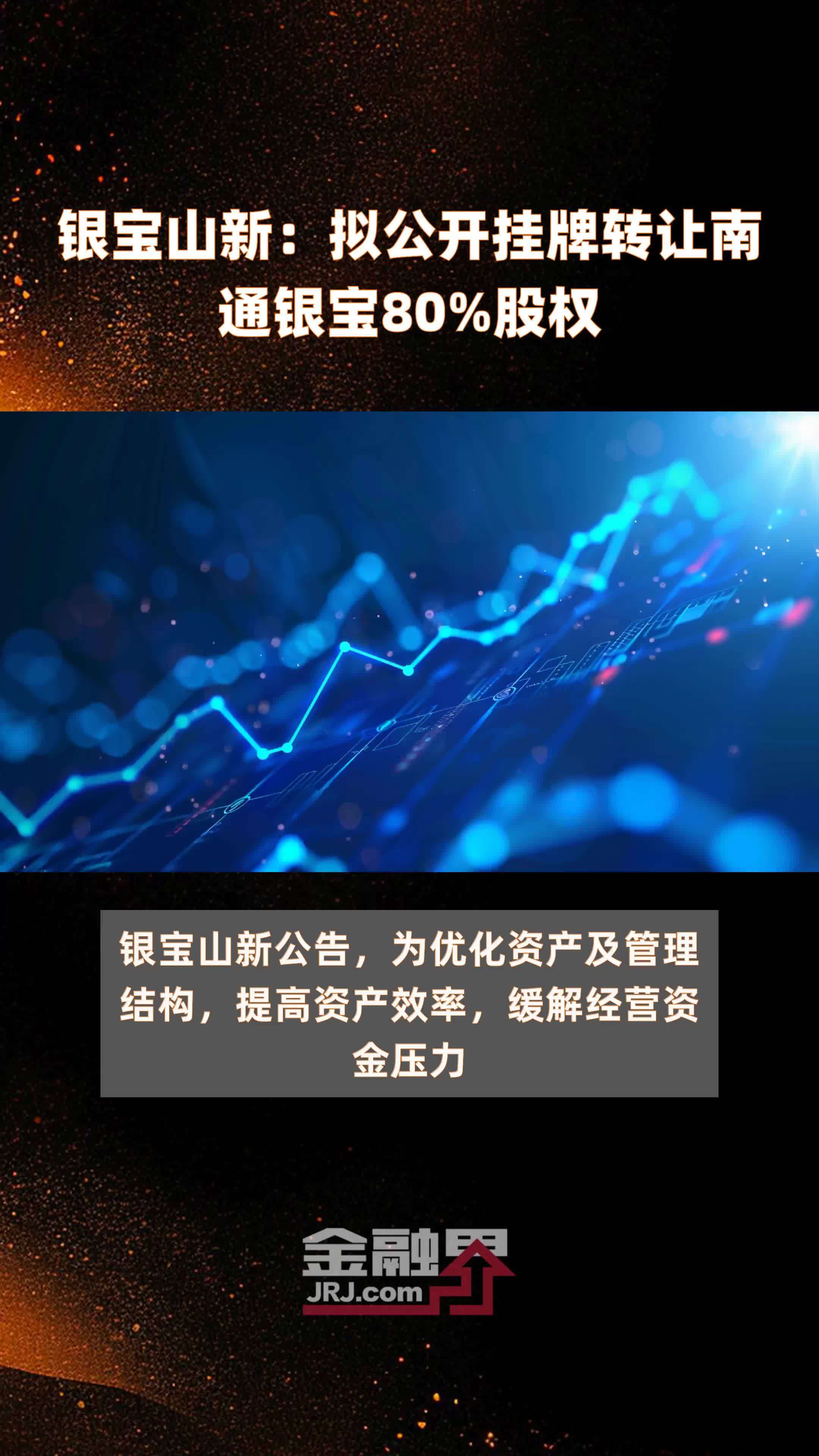 银宝山新拟公开挂牌转让南通银宝80股权快报