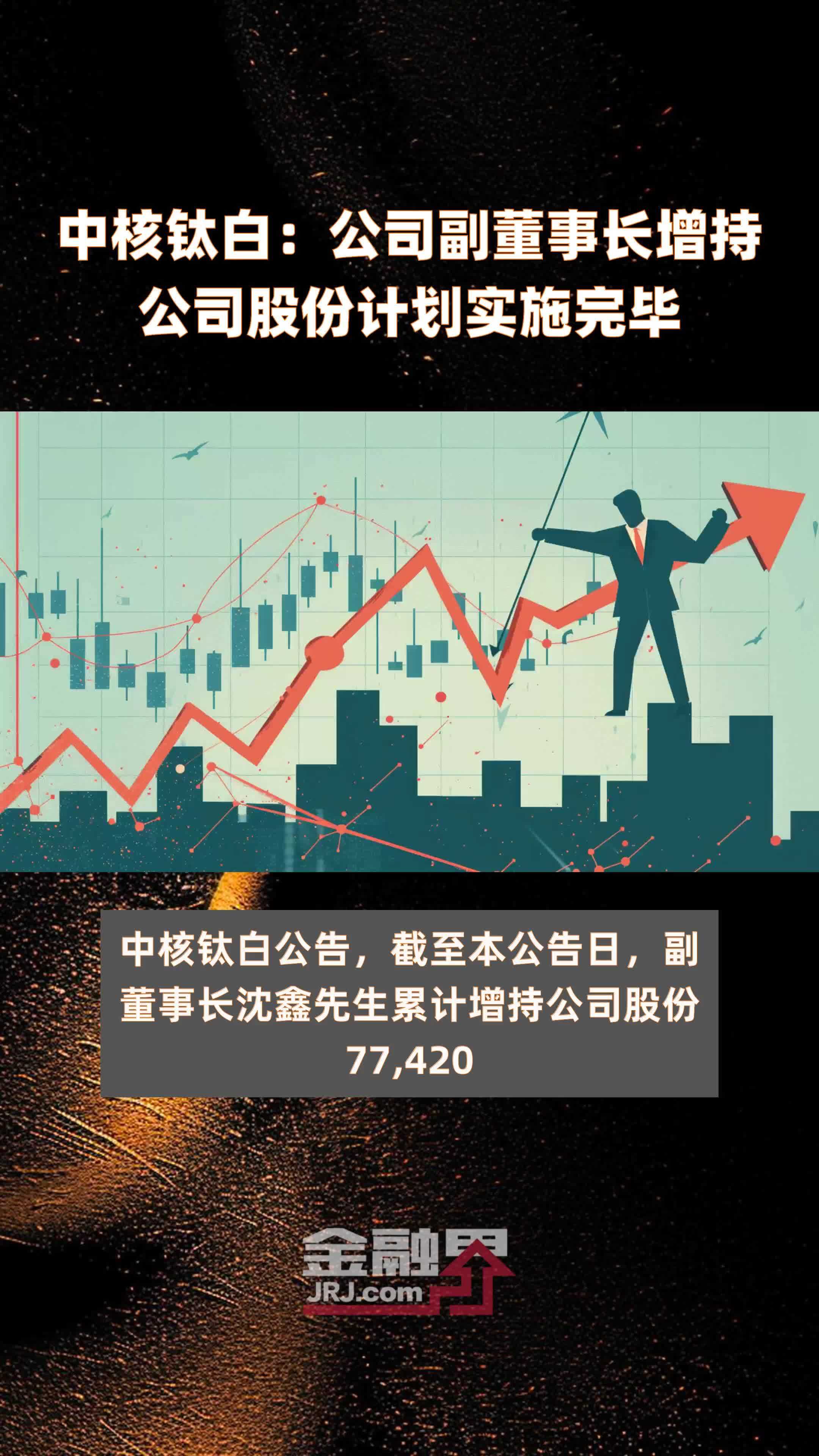 中核钛白：公司副董事长增持公司股份计划实施完毕|快报