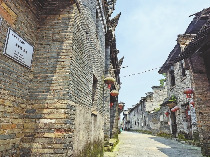 古朴典雅、保存完整的永和老街。