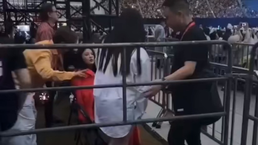 李湘王岳伦合体露面，带王诗龄看周杰伦演唱会，一家三口幸福满溢