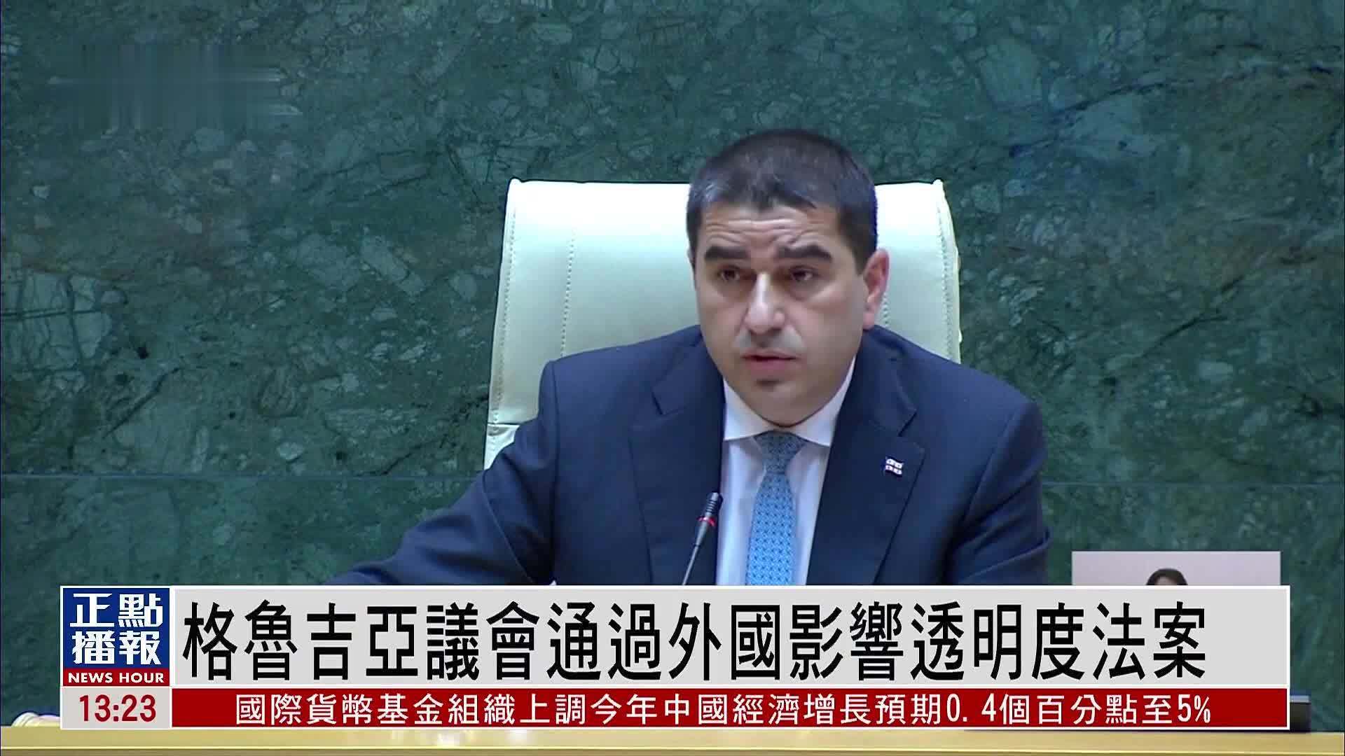格鲁吉亚议会通过外国影响透明度法案