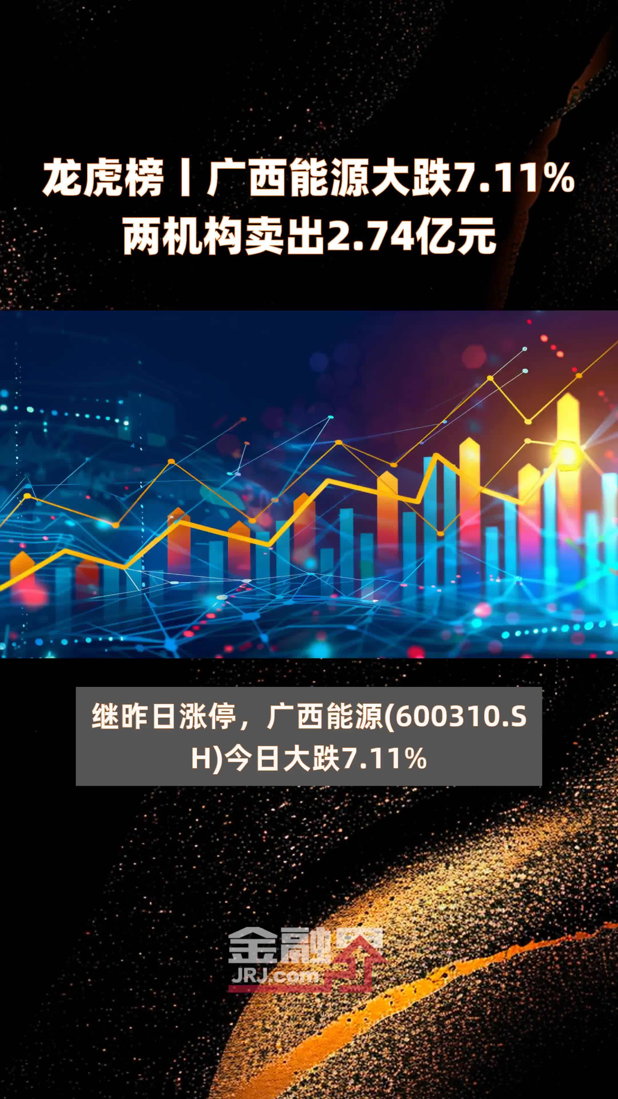 龙虎榜丨广西能源大跌7.11%两机构卖出2.74亿元 |快报