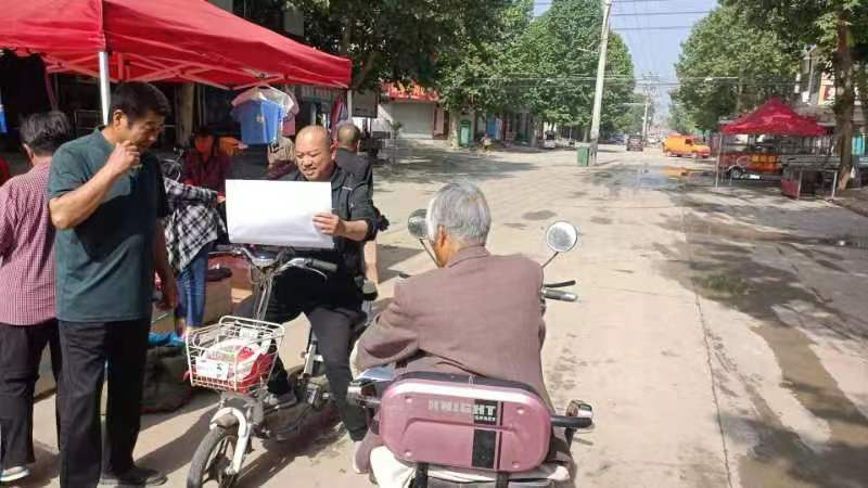 定州市东旺镇开展生活垃圾分类宣传周活动