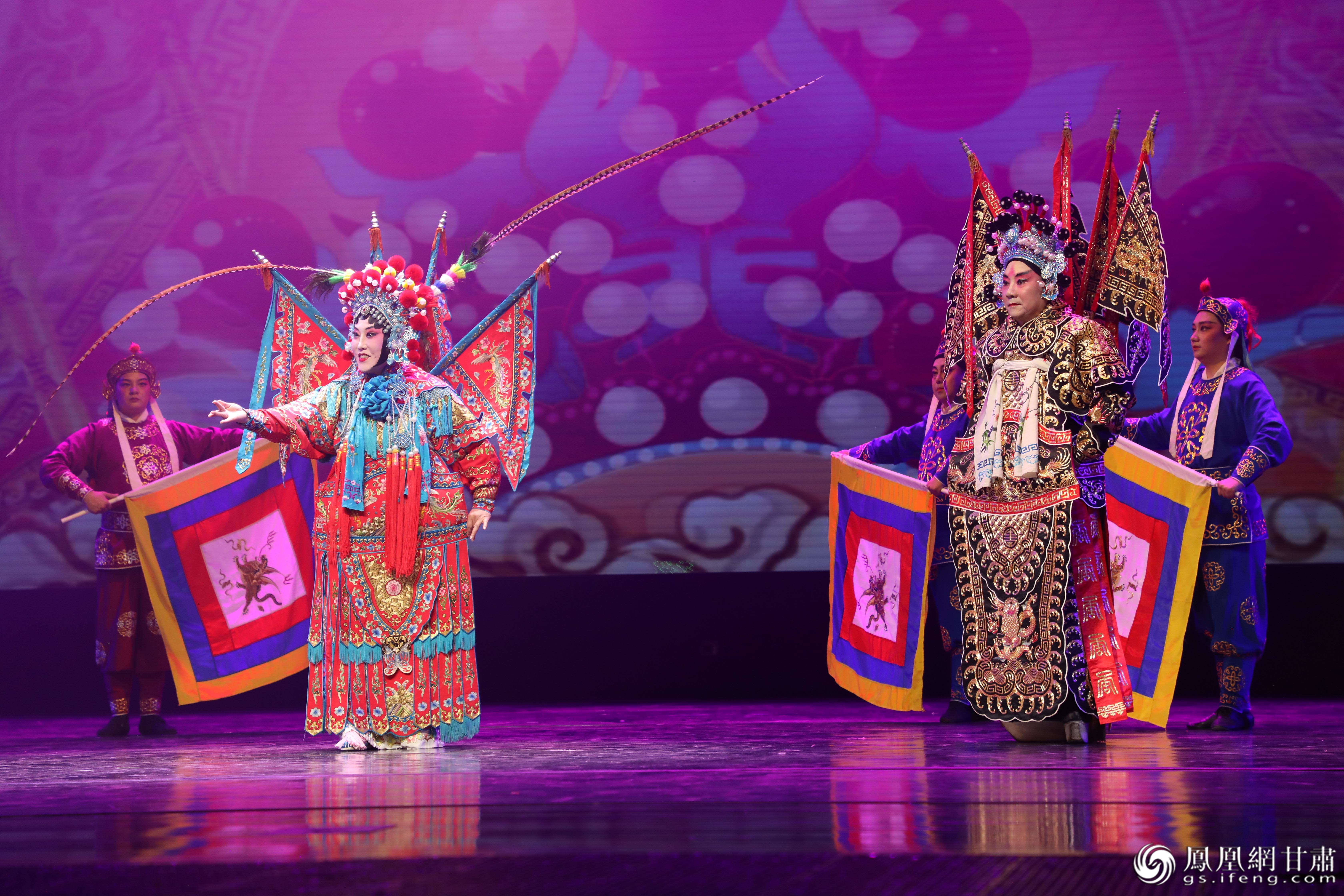 京剧念白《凉州乐歌》展现武威深厚文化底蕴 童张伟 摄