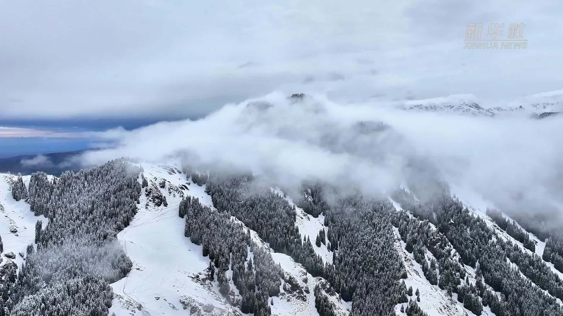 千城胜景|新疆吉木萨尔县:五月雪后初霁 云海壮美_凤凰网视频_凤凰网