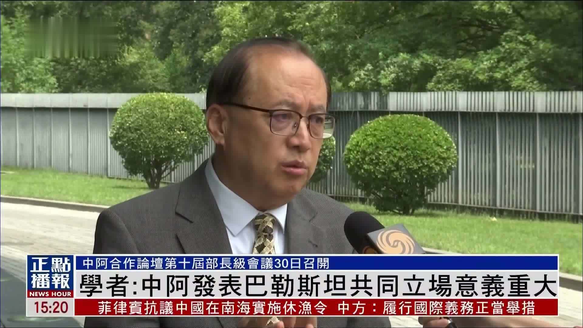 学者：中阿发表巴勒斯坦共同立场意义重大