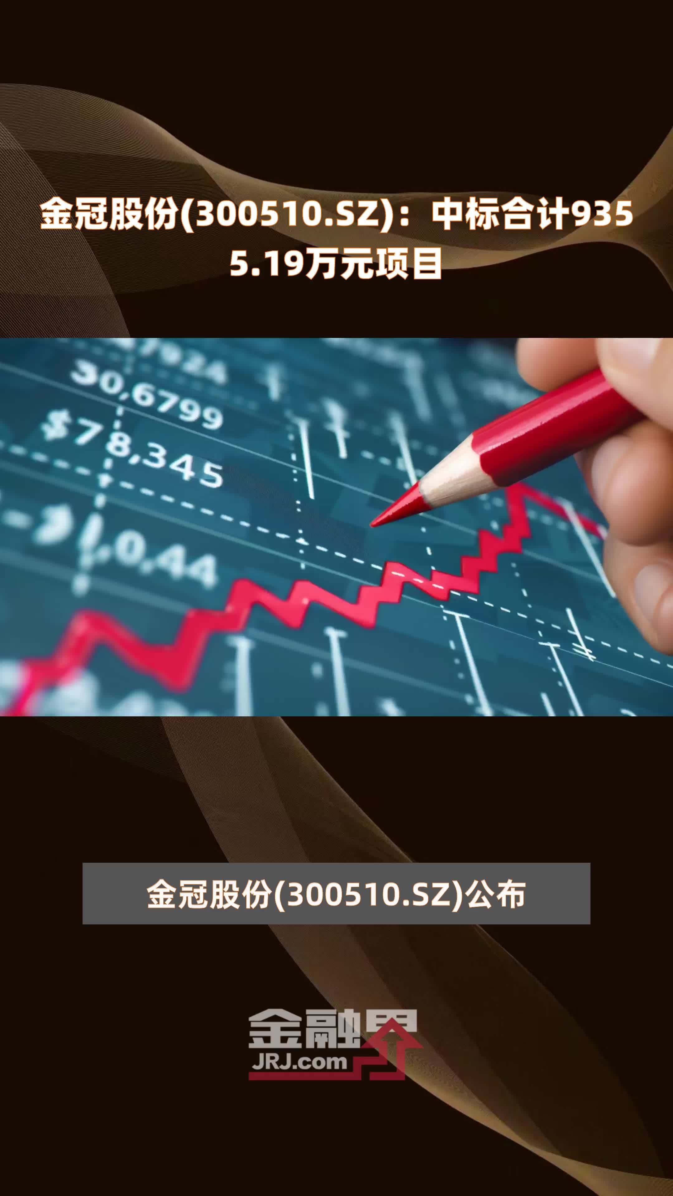金冠股份300510sz中标合计935519万元项目快报
