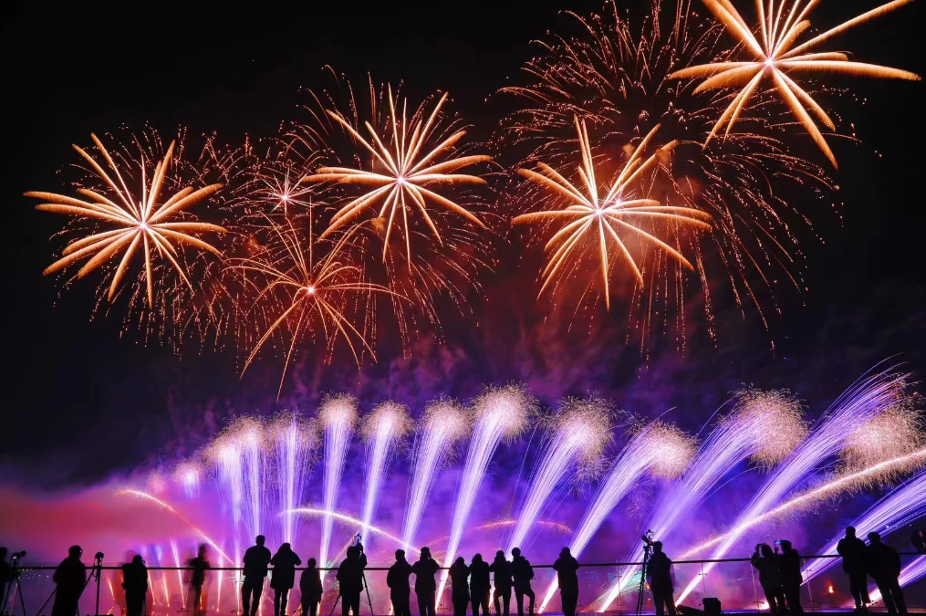 上栗烟花。马俊强/摄