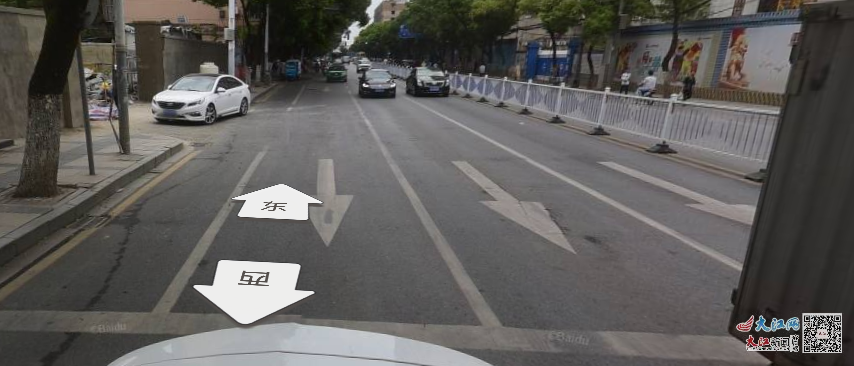 地图软件显示此前道路设有非机动车道