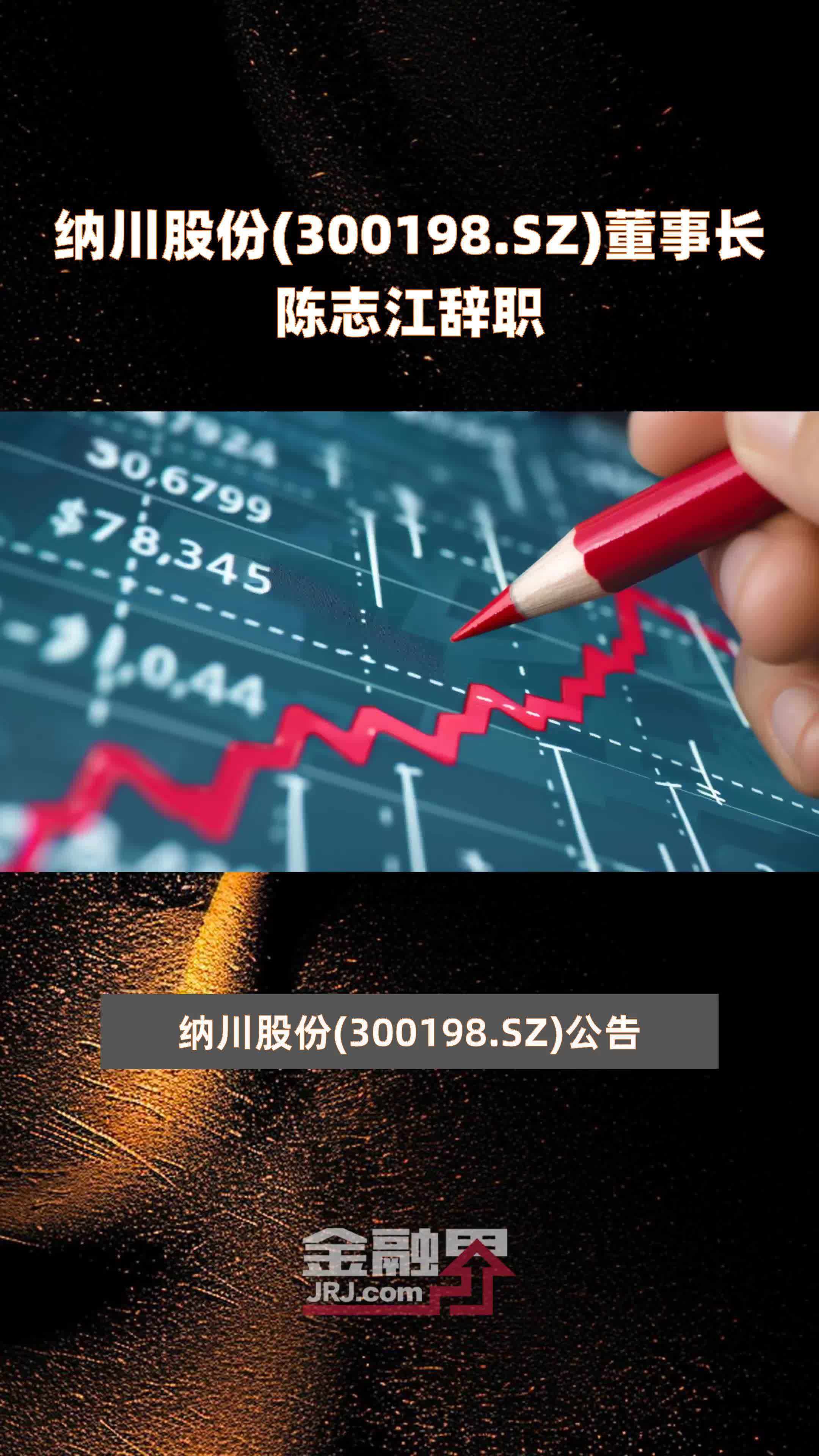 纳川股份300198sz董事长陈志江辞职快报