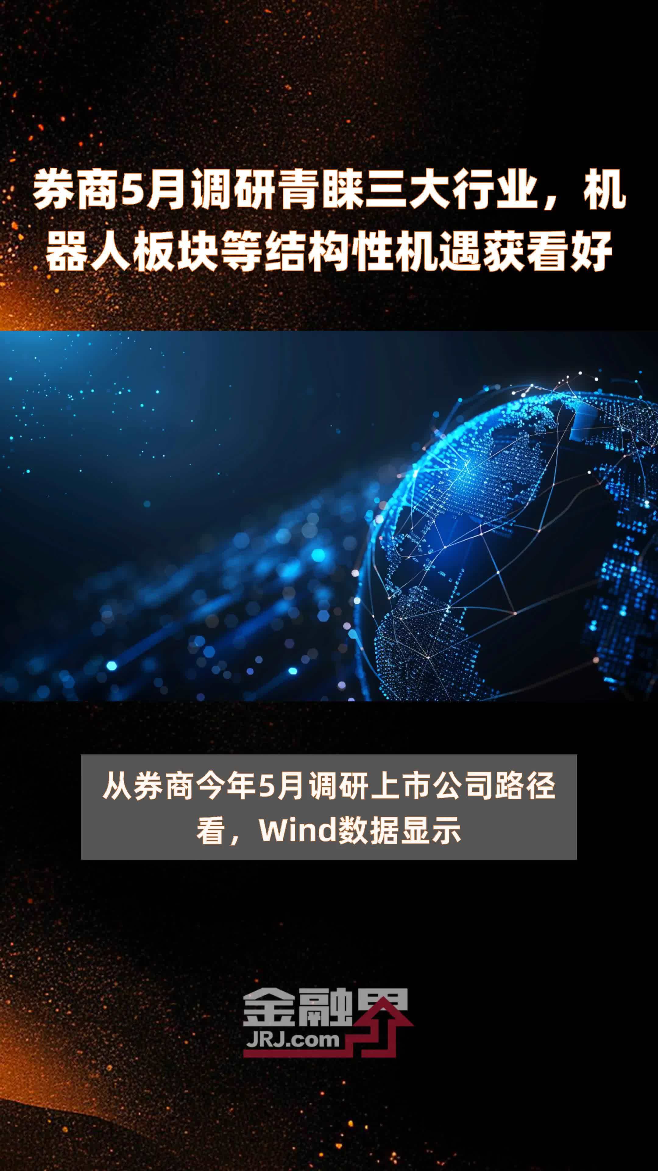 券商5月调研青睐三大行业机器人板块等结构性机遇获看好快报