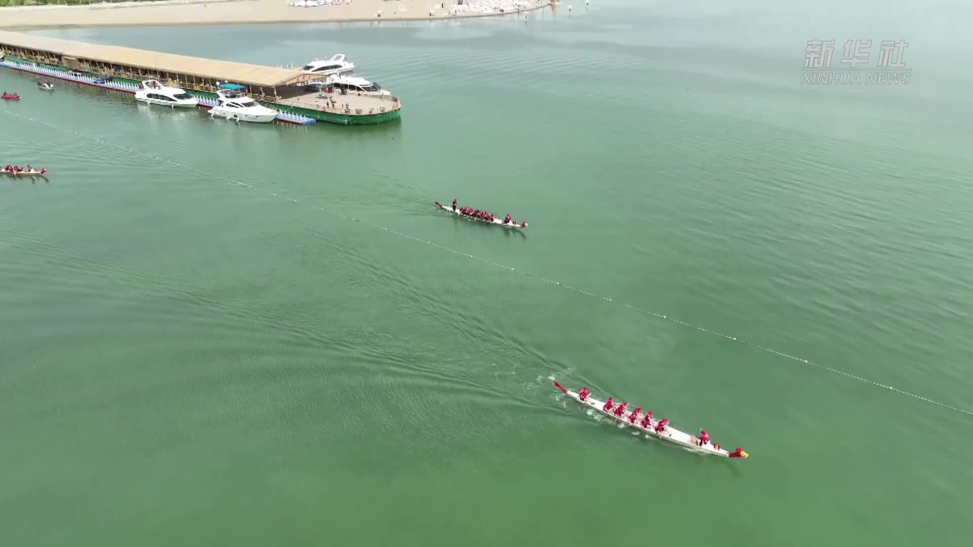 我国最大内陆淡水湖龙舟竞渡迎端午