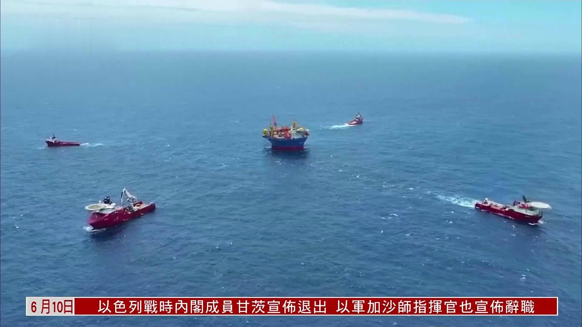 海上油气加工厂“海葵一号”今将完成安装