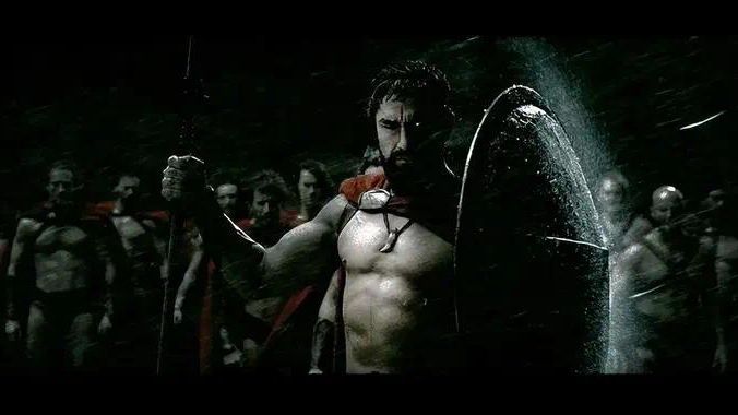 《斯巴达三百勇士》：穿着内裤奔向敌人的中二时代封面图