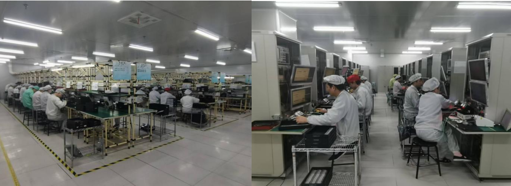 图/发改局领导参观武汉恒讯通光模块COB生产车间