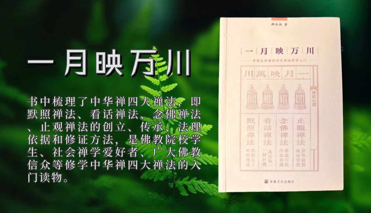 本性法师《一月映万川》：看话禅法的创始祖师