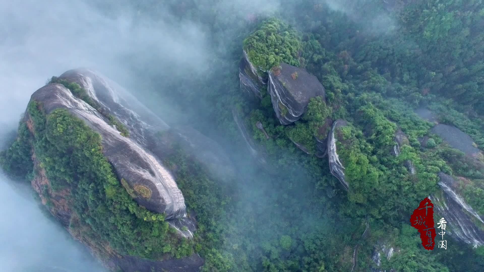 千城百县看中国｜湖南新宁：崀山铁皮石斛花开艳丹霞