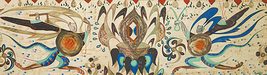 敦煌莫高窟第285窟壁画“伏羲女娲图”