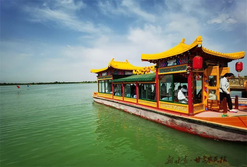 张掖高台大湖湾　西北雄浑与江南婉约的完美邂逅