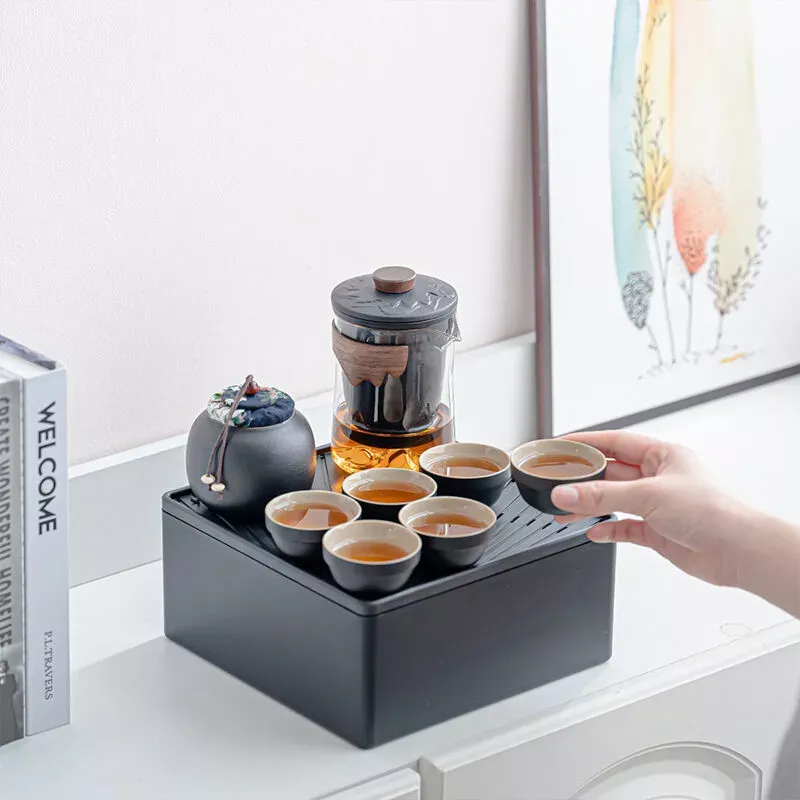 79元入汝窑茶器，古朴禅意，精致便携，一套自成茶席_凤凰网