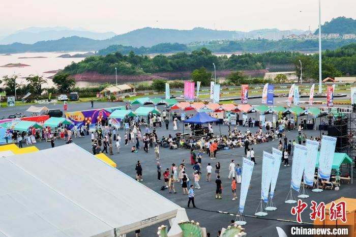 浙江省第五届户外运动大会现场。主办方供图