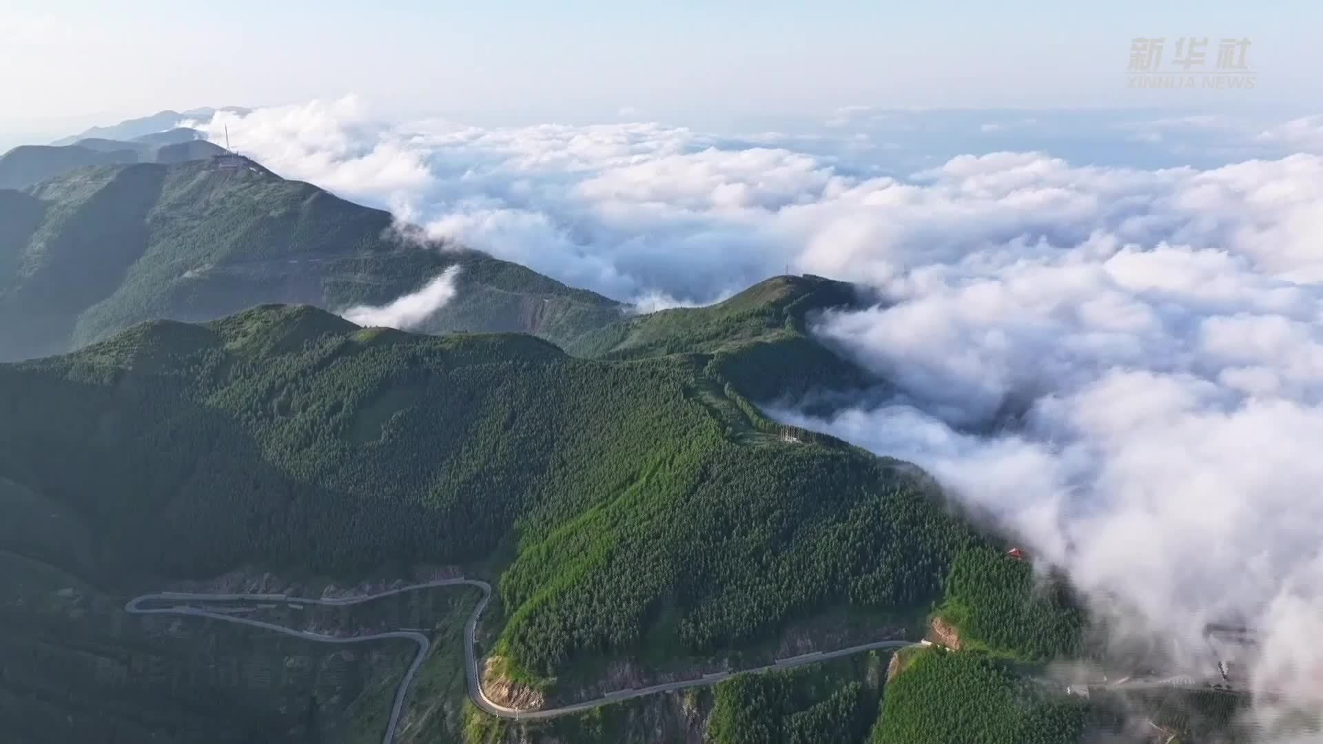 宁夏六盘山 壮美云海惹人醉_凤凰网视频_凤凰网
