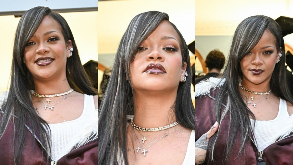 蕾哈娜最新巴黎时装周造型释出，酷拽霸气，又美又飒封面图