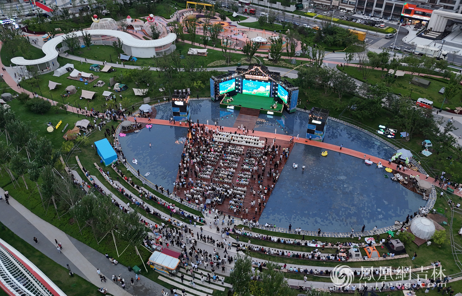 2024长春露营大会开幕式现场。